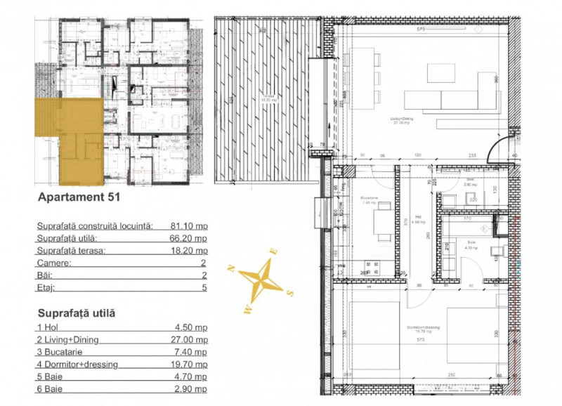 AVIATIEI-BANEASA / 82,30 MP / TERASA / PREMIUM / 2 BAI / FINISAT