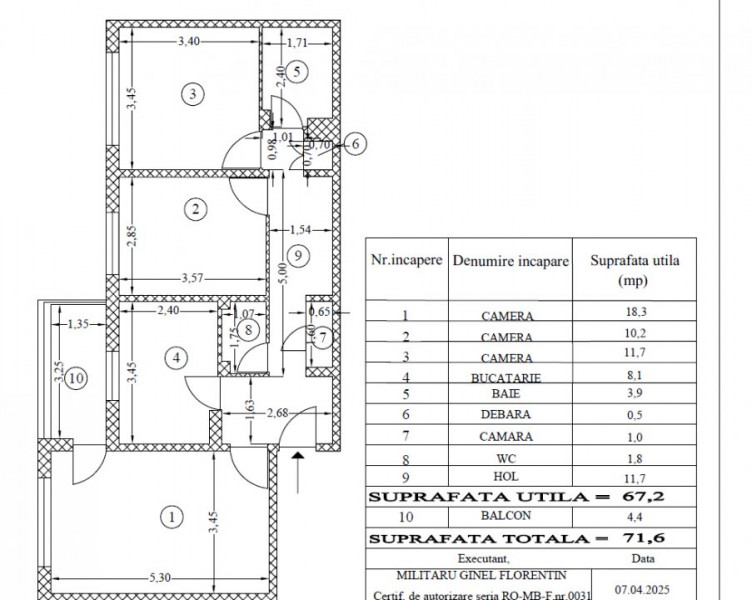 Diham / imobil 1982 / anvelopat / 2 grupuri sanitare / boxa