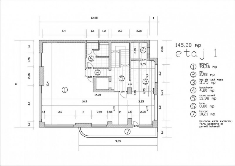 SPATIU DE BIROURI  ÎN ZONA KISELEFF – AVIATORILOR!