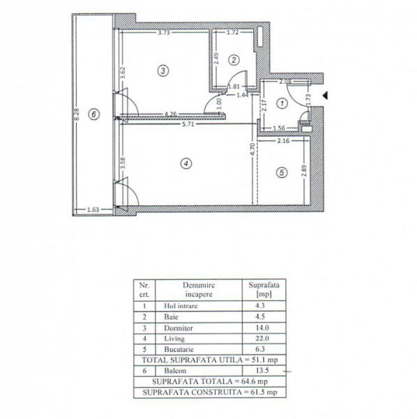 Locuiește în ONE Floreasca Towers | Apartament premium cu 2 camere și terasă !
