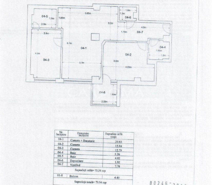 Apartament 3 camere - 1 MAI