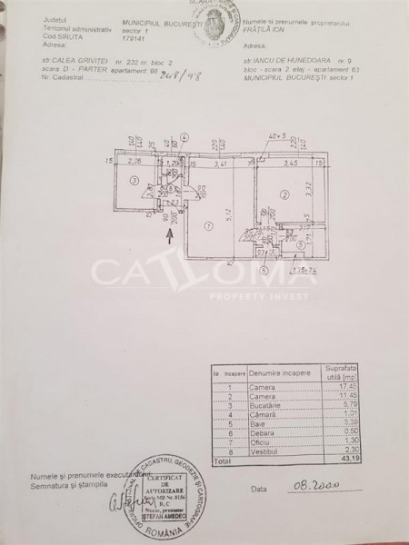 Apartament in zona Chibrit - Grivita