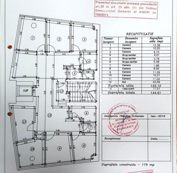 Imobil 1061mp vav  TVR langa Aviatorilor 